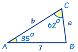 三角 AAS 例子