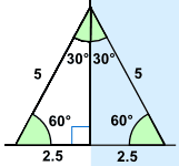 三角梯子对称是等边三角形