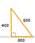 三角形的 300 400 500 直角