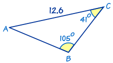 三角形 AAS 例子
