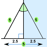 三角梯子对称是等边三角形