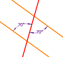 平行角例子e 70 70