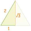 三角形 30 60 边长 1、2、根3