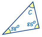 三角形未知角度